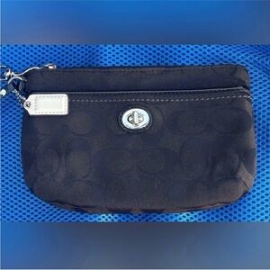 Coach Black Wristlet